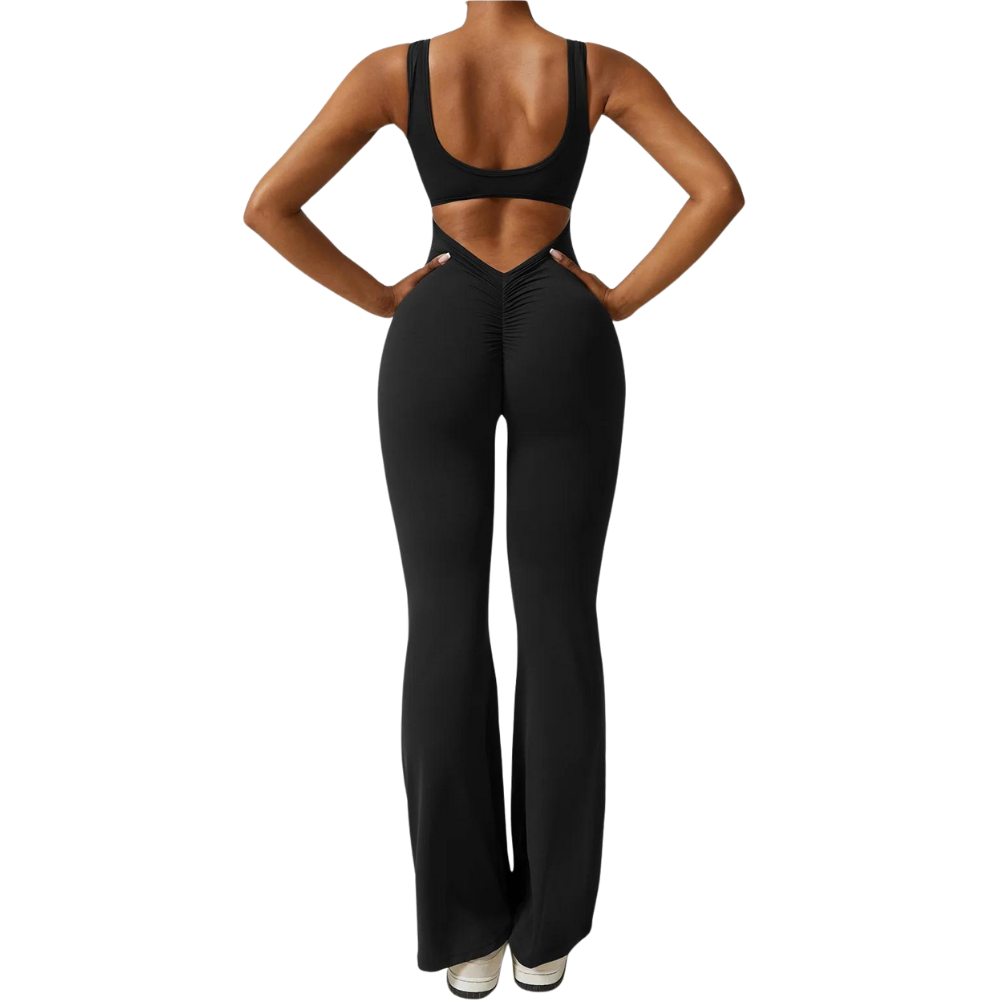 Sleeveless Shaping Flare Jumpsuit (Buy 1 Get 1 FREE)