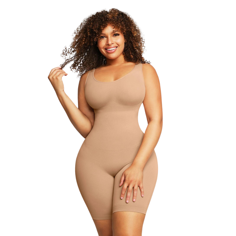 Mid-Thigh Sculpting Bodysuit abc zS