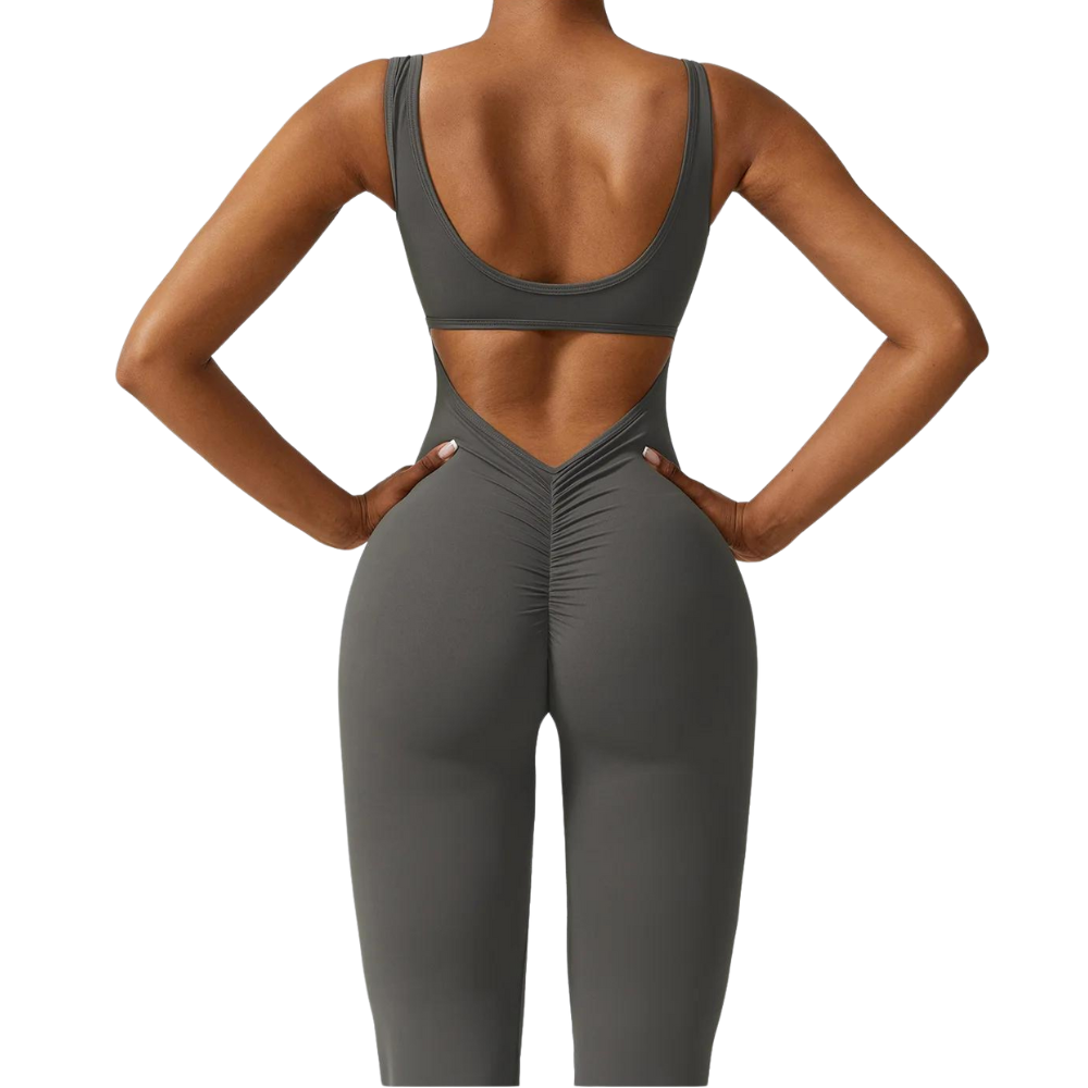 Sleeveless Shaping Flare Jumpsuit (Buy 1 Get 1 FREE)