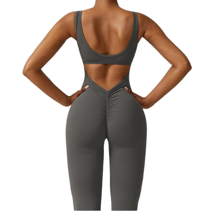 Sleeveless Shaping Flare Jumpsuit (Buy 1 Get 1 FREE)