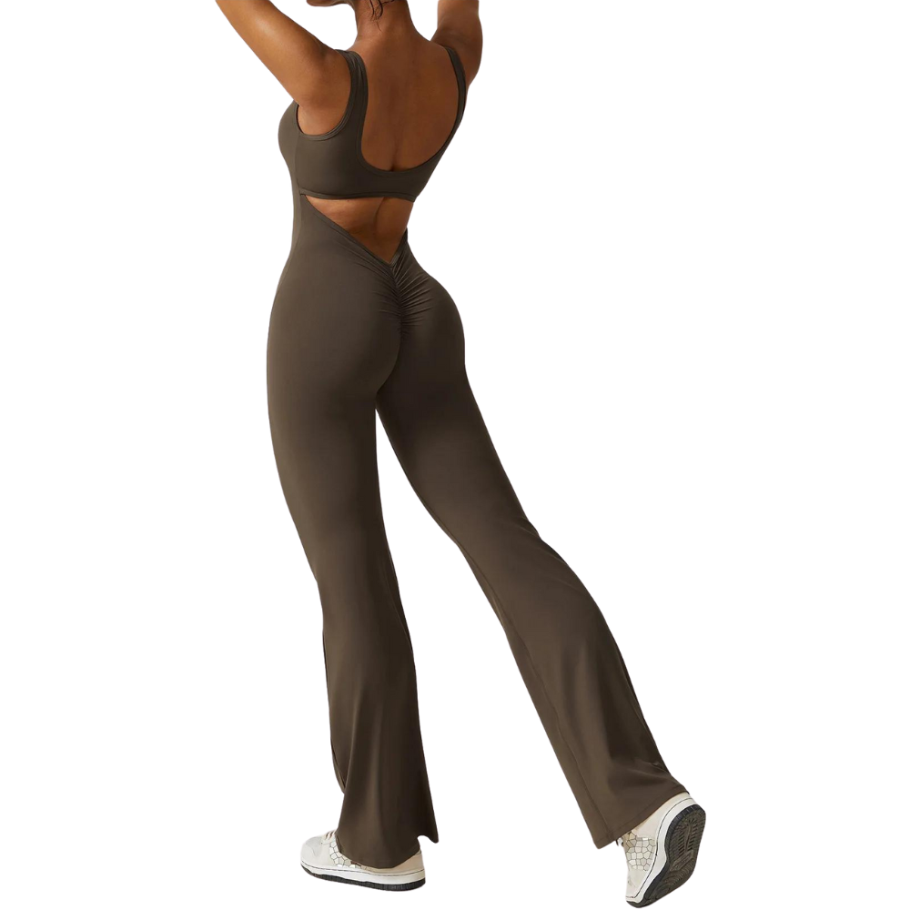 Sleeveless Shaping Flare Jumpsuit (Buy 1 Get 1 FREE)