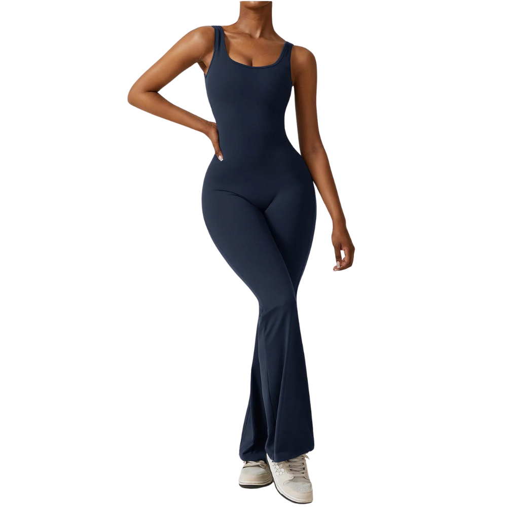 Sleeveless Shaping Flare Jumpsuit (Buy 1 Get 1 FREE)